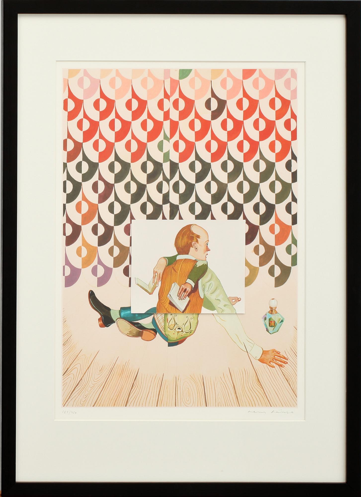 JENS FÄNGE, collage, sign 165/450.