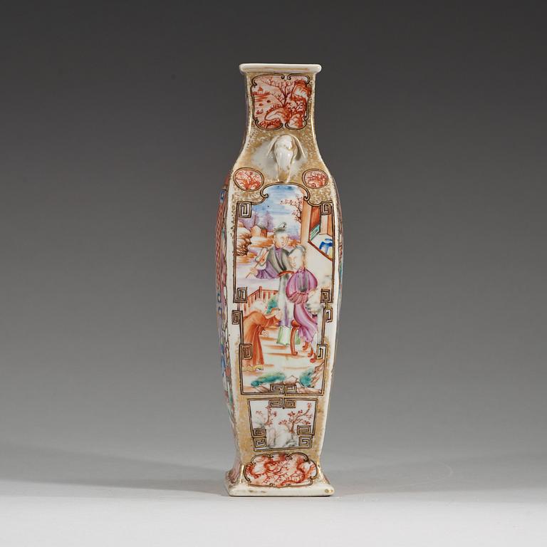 A famille rose 'Rockefeller pattern' vase, Qing dynasty, Qianlong (1736-95).