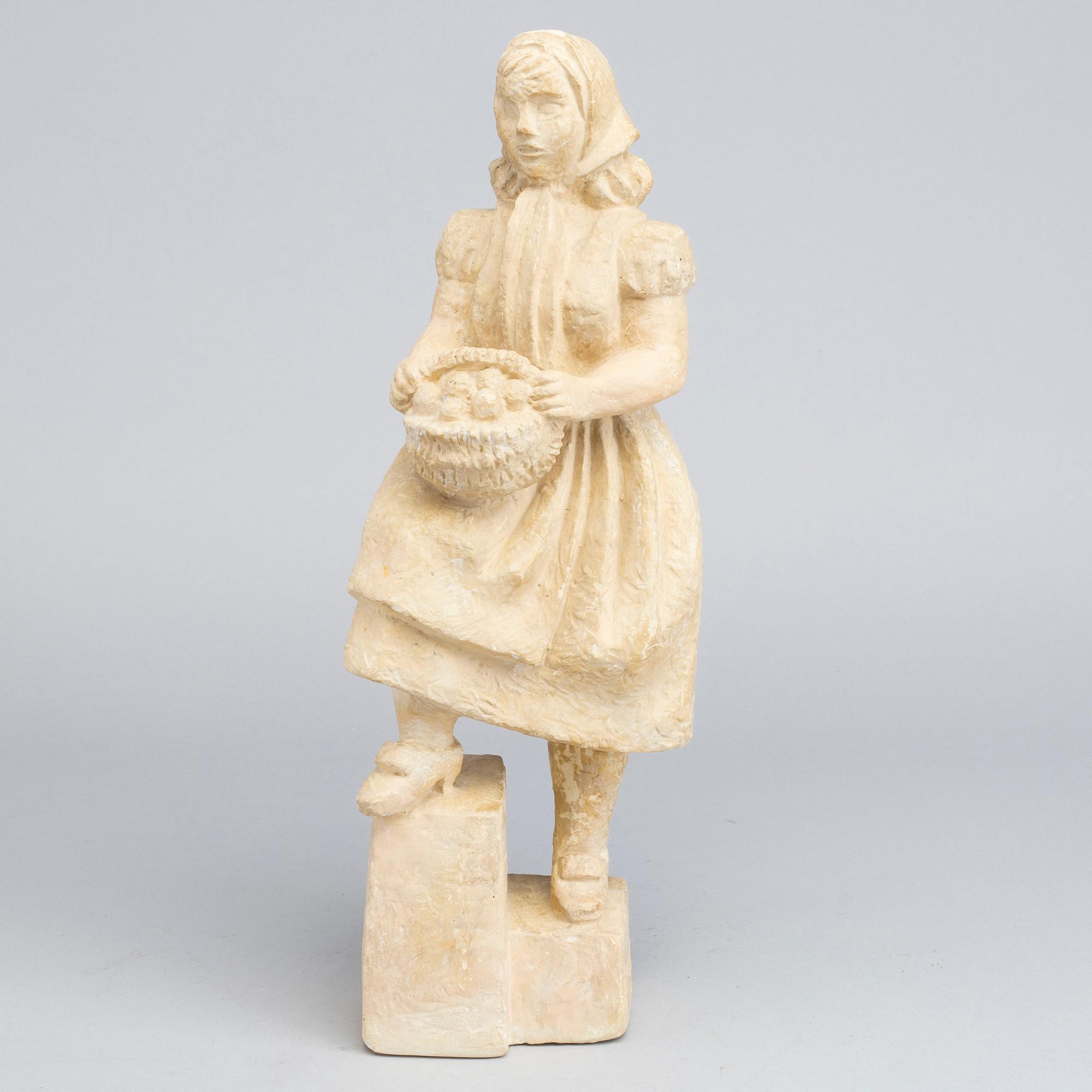 BROR HJORTH, plaster sculpture.