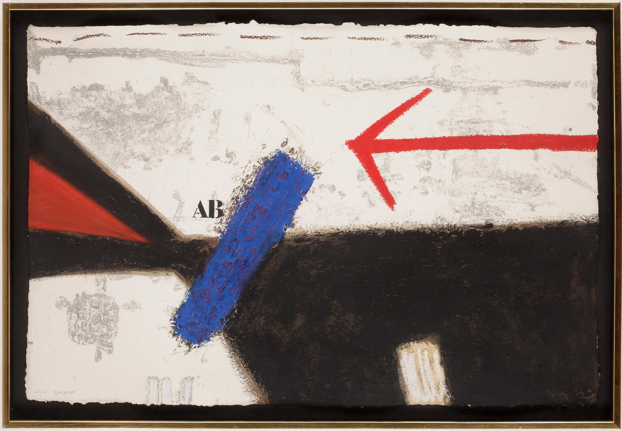 JAMES COIGNARD, carborundum, signerad och numrerad 64/75.