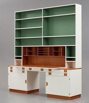 Josef Frank, a bookcase including a folding desk, a special version of modell 2255, Svenskt Tenn, Sweden.