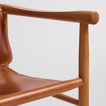 Kai Lyngfeldt-Larsen, a pair of safari chairs model "506", Søborg Møbelfabrik, Denmark, 1960s.