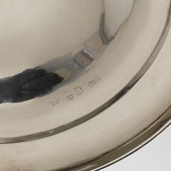 A Swedish silver sugarbowl, marks of Gustaf Folcker, Stockholm 1829.