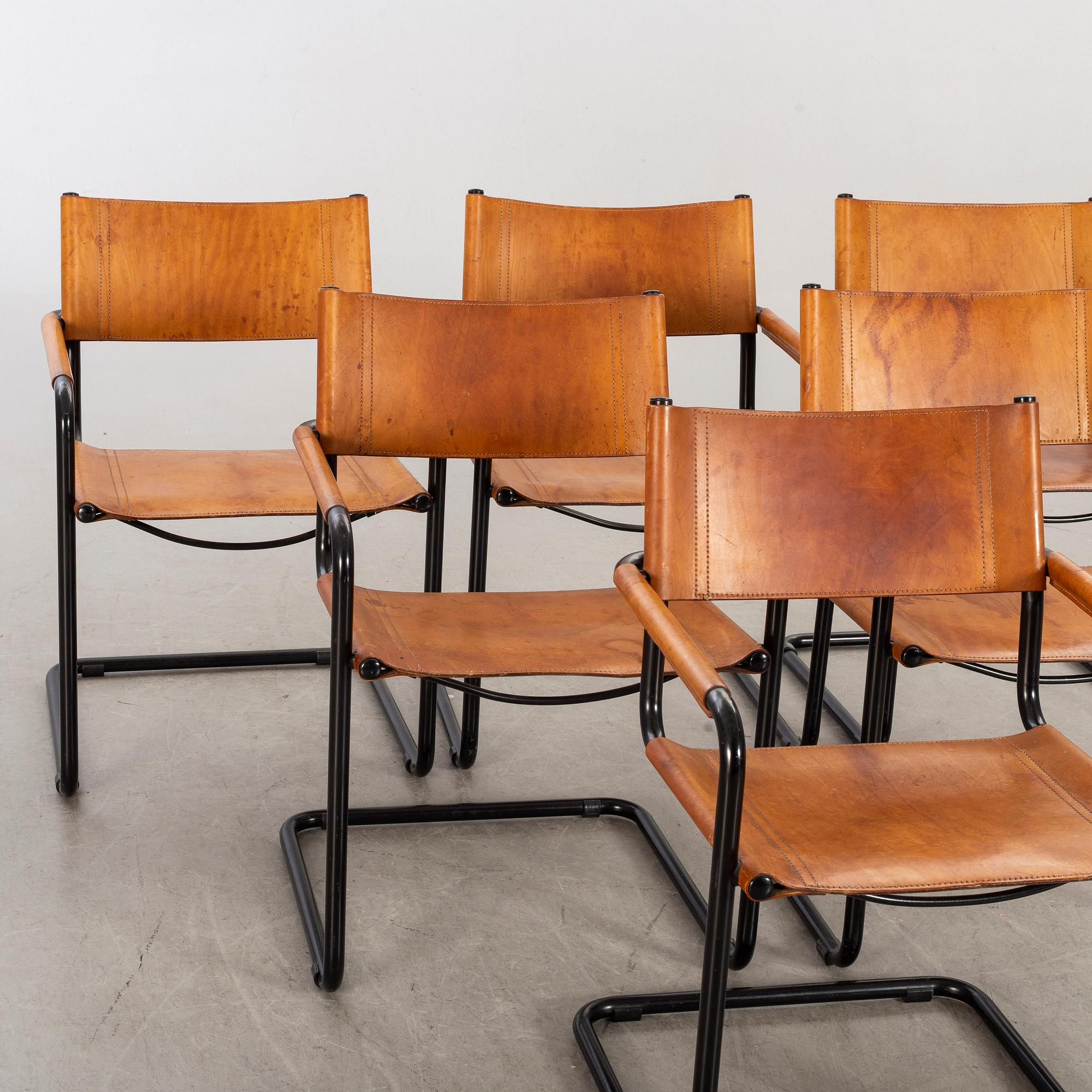 A SET OF 6 LIENA VEAM END OF 20TH CENTURY.