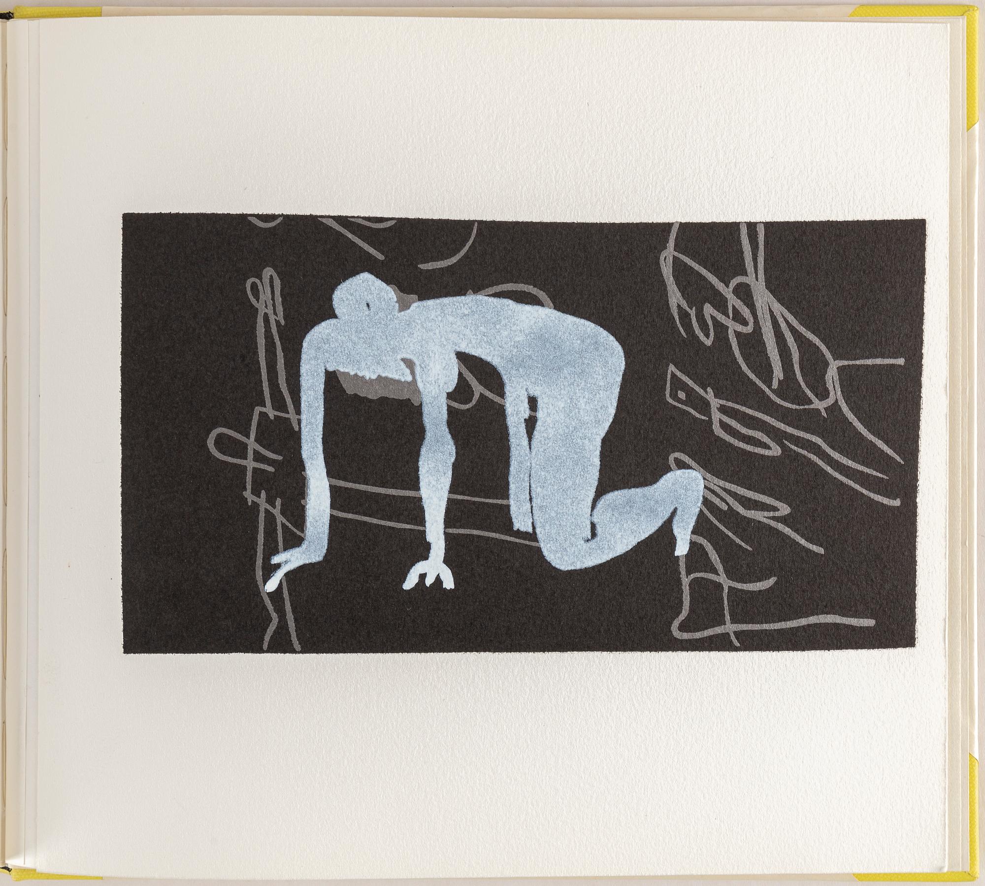 LAGE LINDELL, bok bestående av 22 bilder tryckta i silk-screen. Bok signerad Lage Lindell och numrerad 28/100 i blyerts.