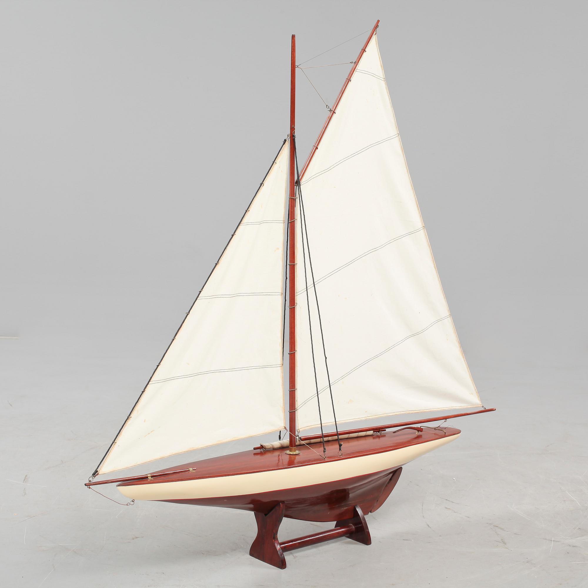 BÅTMODELL, 1900-talets andra hälft.