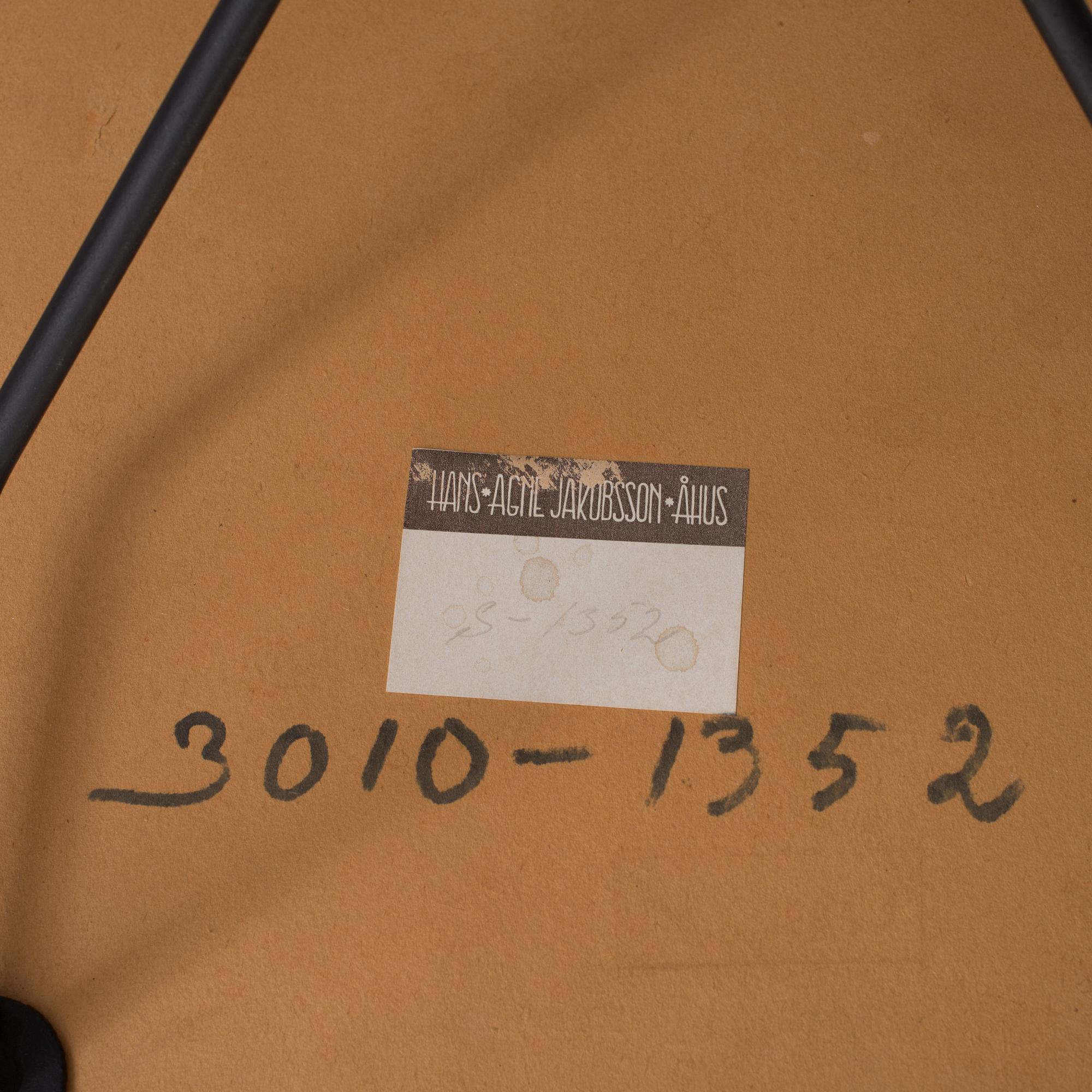 HANS AGNE JACOBSSON, pall,  Åhus, 1900-talets mitt.