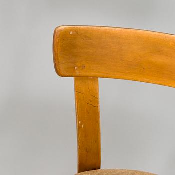 Alvar Aalto, A set of five 'model 69' chairs, for O.Y. Huonekalu- ja Rakennustyötehdas A.B. 1940s.