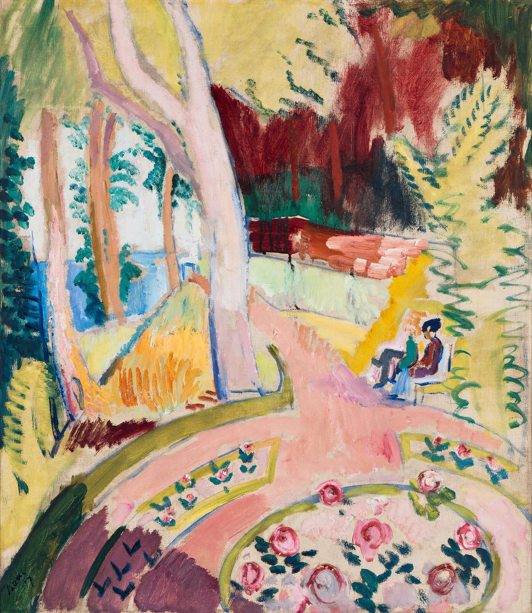 Isaac Grünewald, "I parken".