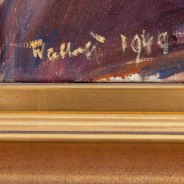 AXEL WALLERT, Oil on canvas, signed and dated 1949.