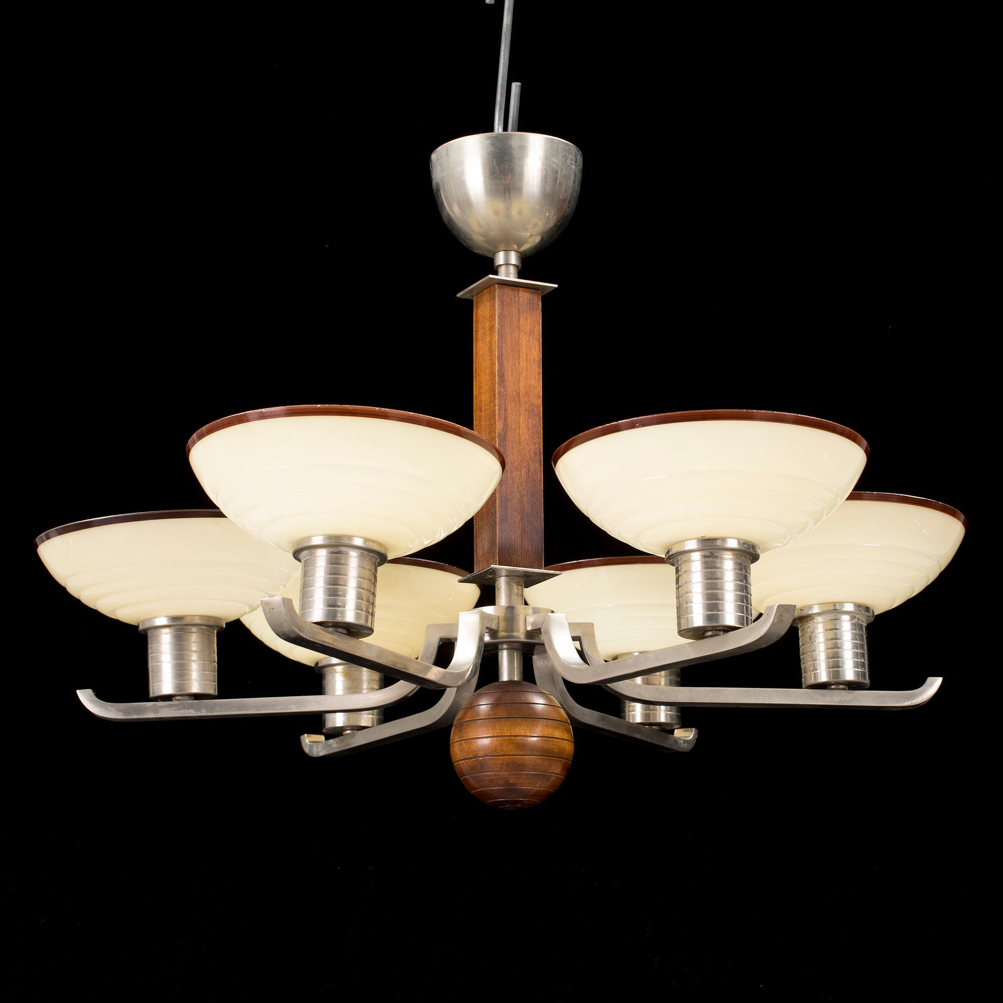 TAKLAMPA, art deco, 1930-tal. Höjd ca 42,5 cm.