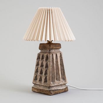 IRMA YOURSTONE, bordslampa, keramik, 1900-talets andra hälft.