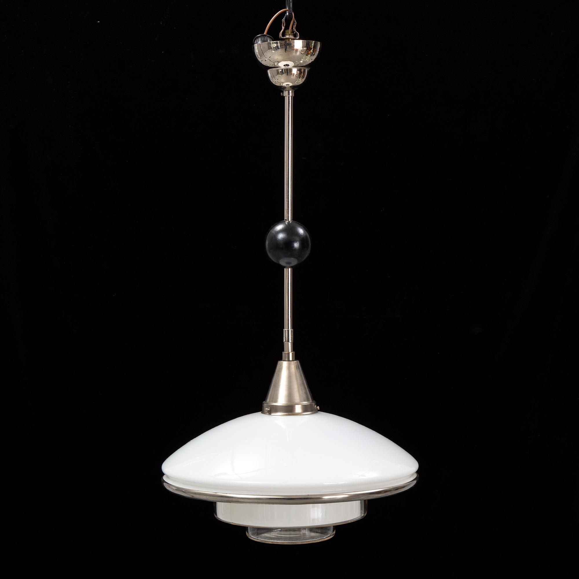 Otto Müller, a 'Sistrah' glass ceiling light, Megaphos.