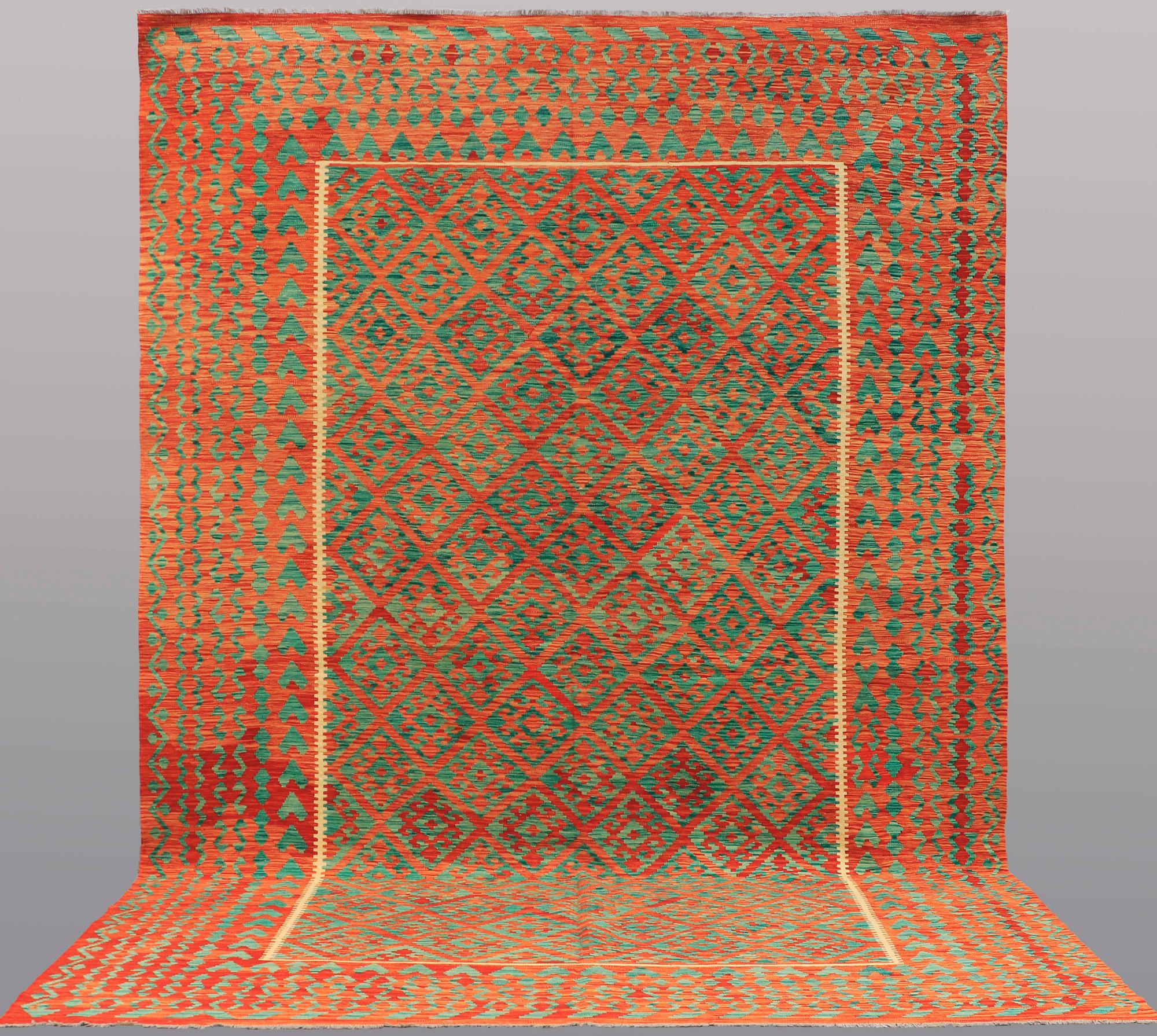 A carpet, Kilim, ca 437 x 299 cm.