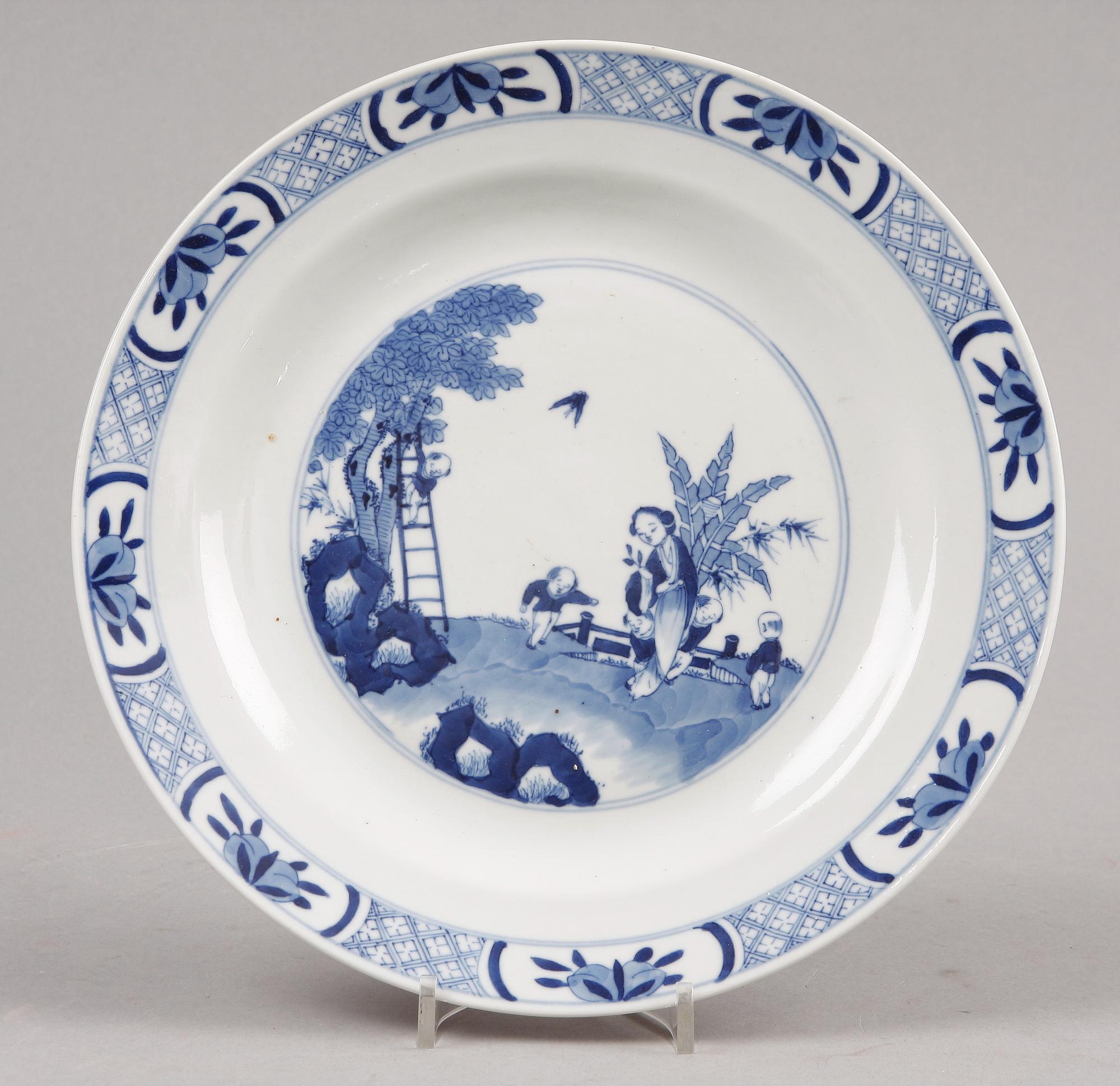 TALLRIK, porslin, Kina, Qianlong, 1700-tal.