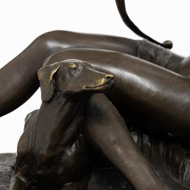 Diana and the deer, P. Jacquiet, after, 21st century.