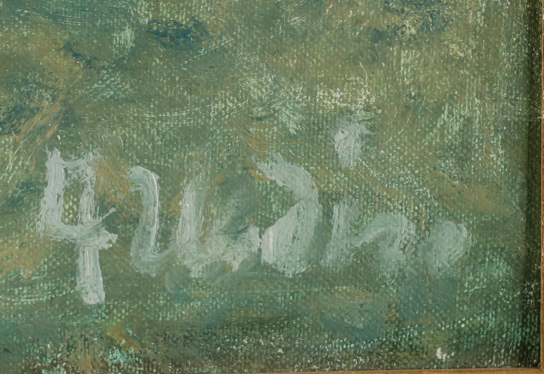 SAM UHRDIN, olja på duk, signerad.