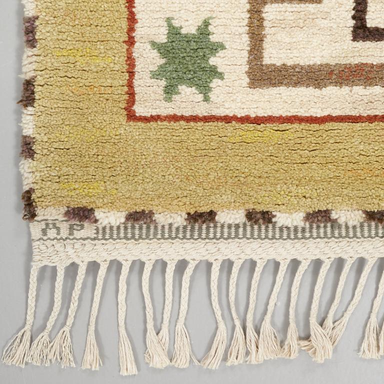 Märta Måås-Fjetterström, A CARPET, "Il Greco", knotted pile, ca 246 x 172 cm, signed AB MMF.