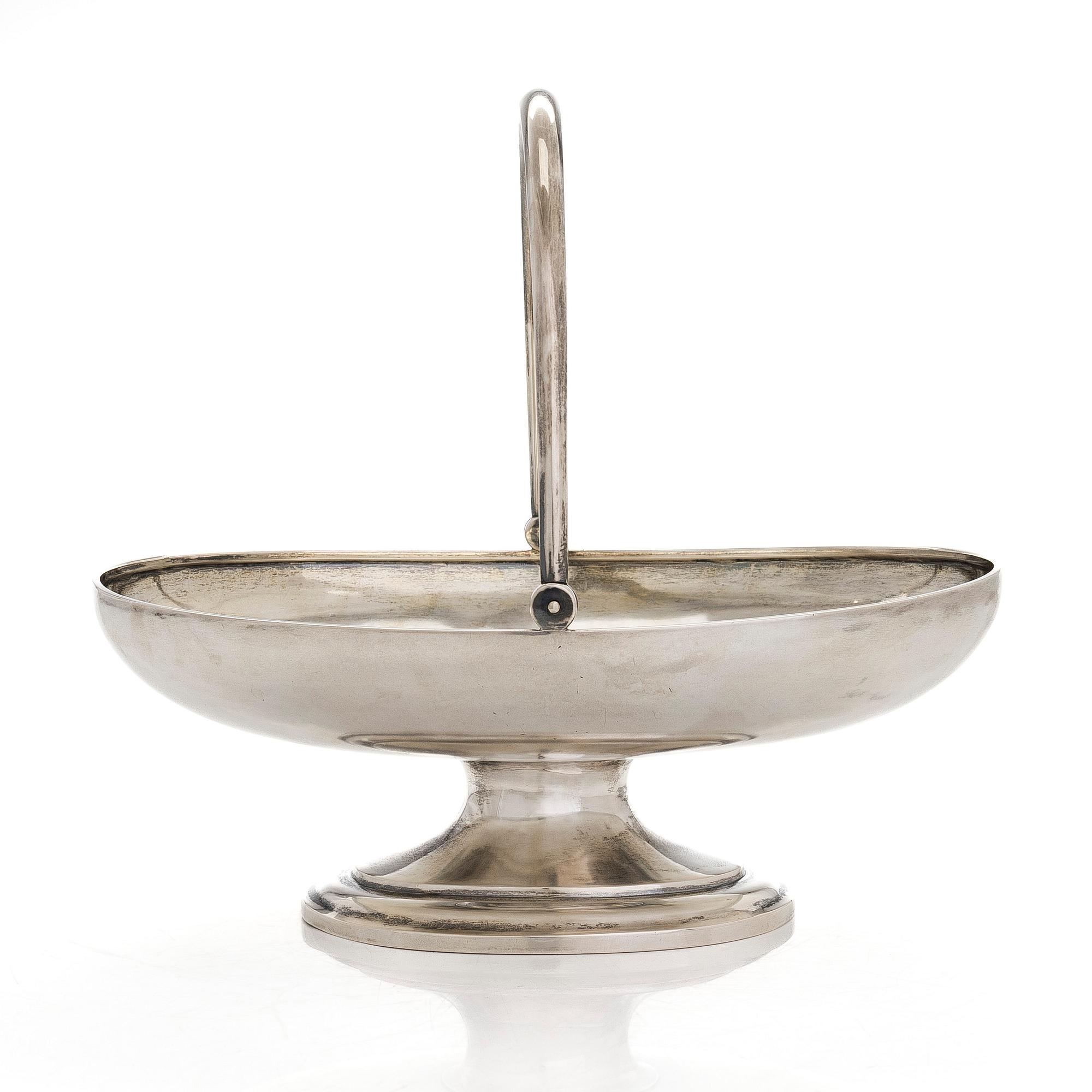 Leipäkori, hopea, Pietari 1889.