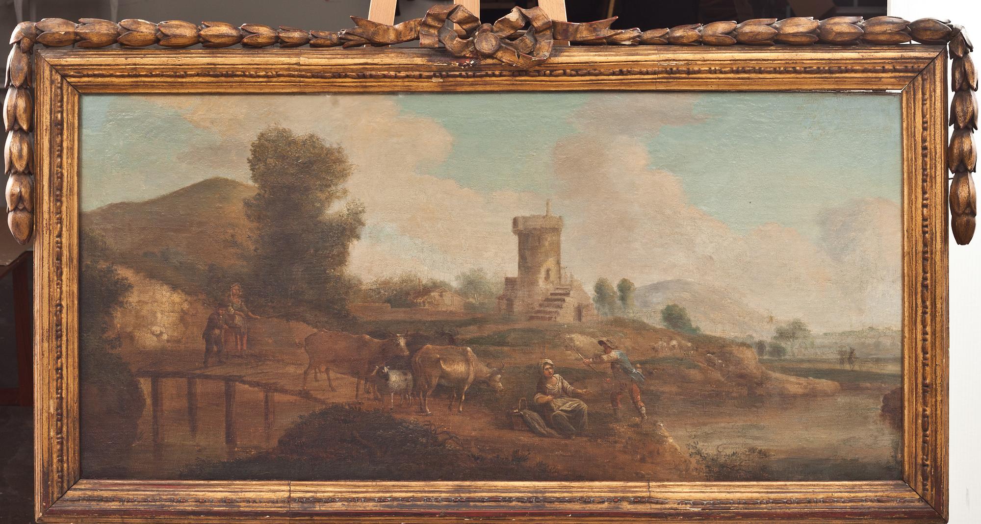 OKÄND KONSTNÄR, olja på duk, 1700-tal.