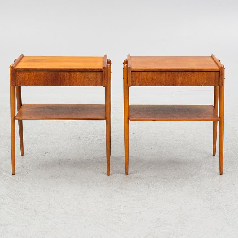 Sängbord, ett par, 1960-tal.