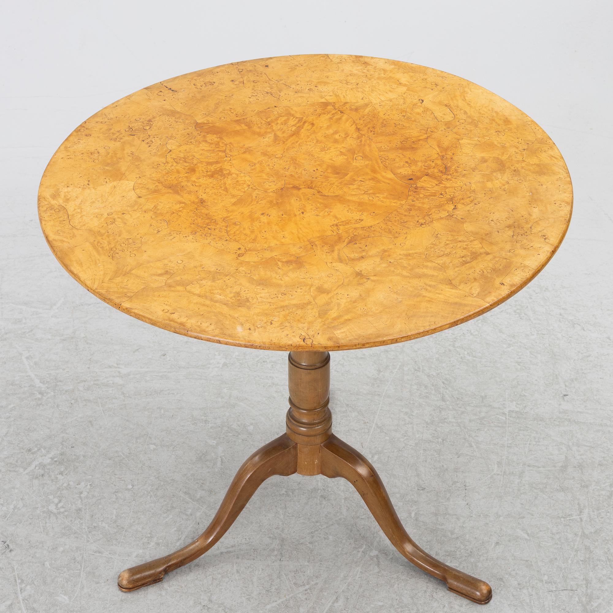 Fällbord, 1700-/1800-tal.