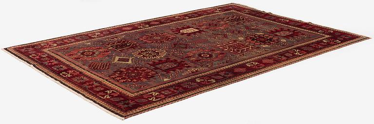 An antique Agra carpet of 'Timuri Baluch' design, Northern India, c. 265 x 181 cm.