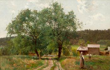 66. Hjalmar Munsterhjelm, A SUMMER DAY IN THE COUNTRYSIDE.