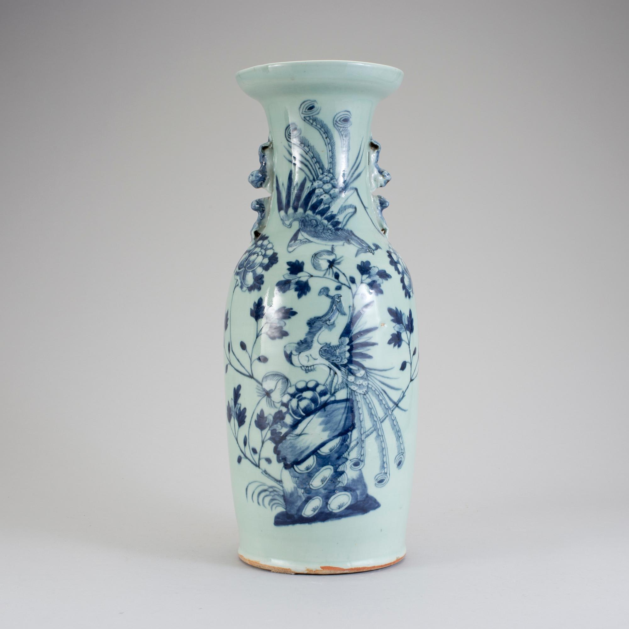 URNA, porslin, Kina, 1800-tal.