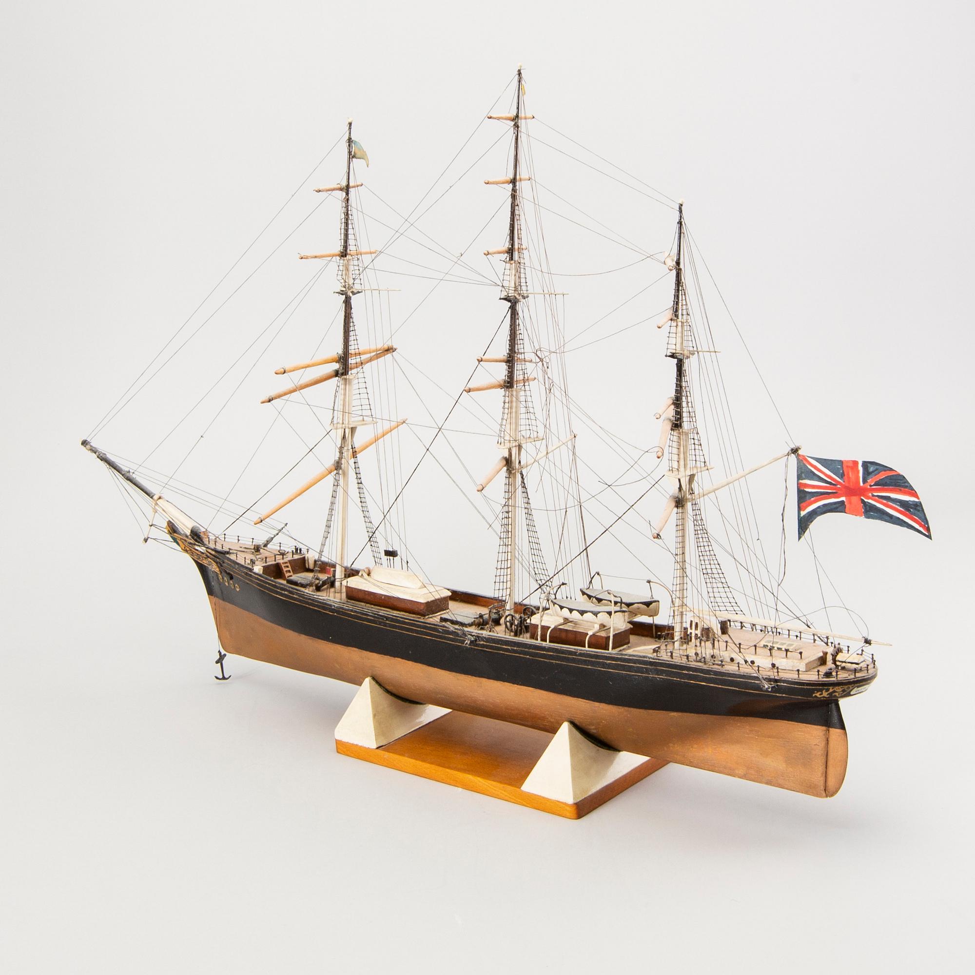 Modellskepp "Cutty Sark" 1957.
