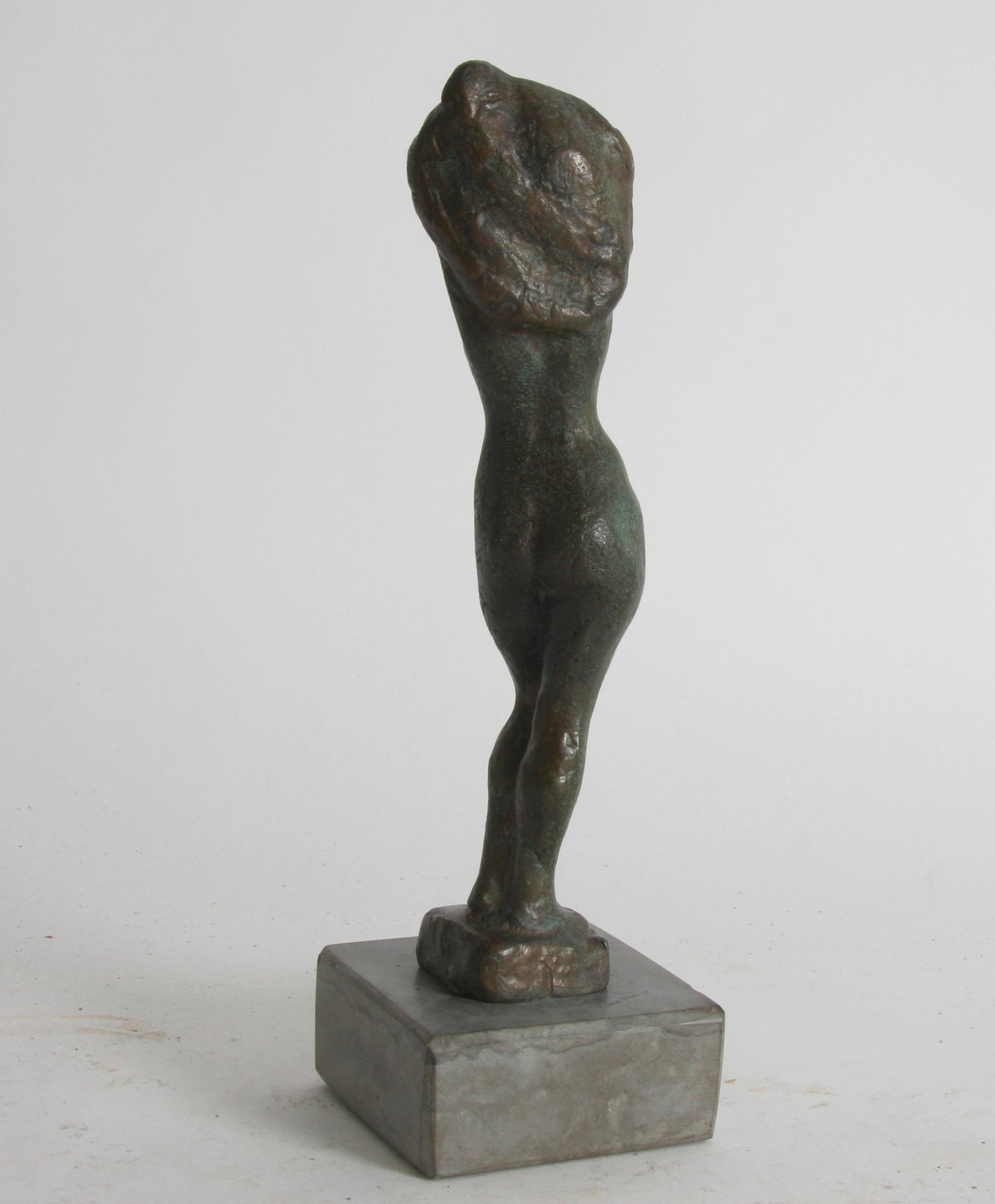 HÖGBOM, HELGE, skulptur, brons, signerad.