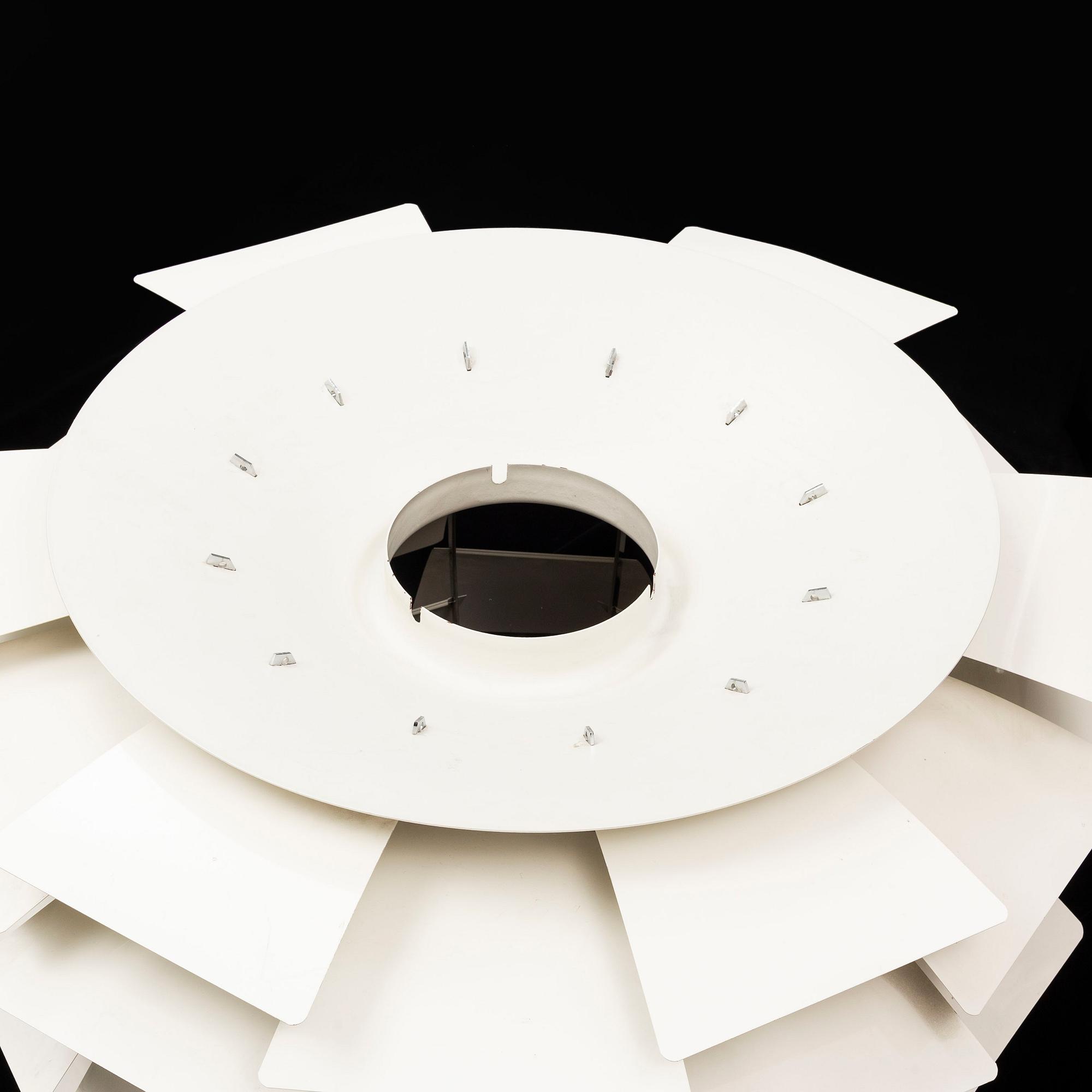 A 'PH Artichoke' ceiling light by Poul Henningsen for Louis Poulsen, Denmark, designed in 1958.