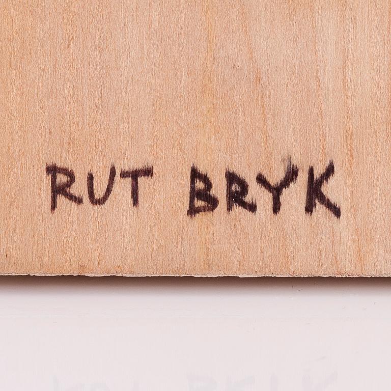 RUT BRYK, relief, "Fönster", signerad Rut Bryk. 1980-tal.