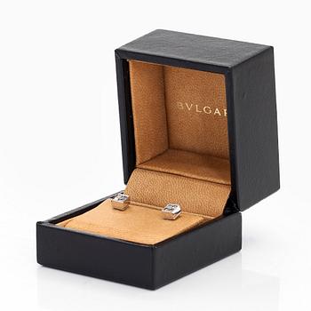 Bulgari, örhängen, "Lucea", 18K vitguld och briljantslipade diamanter.