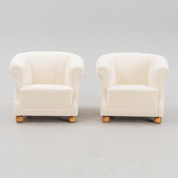 Fåtöljer, ett par, Swedish Modern, 1940/50-tal.