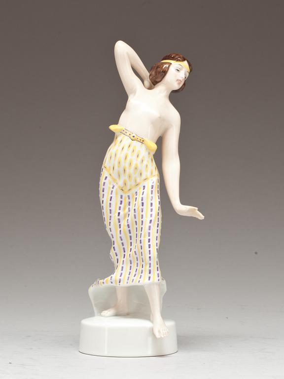 FIGURIN, porslin. Rosenthal sign. Boehs.