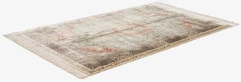 A silk Qum, Central Persia. signed Mohammad Gamshidi, c. 203 x 126 cm.