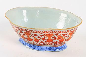 SKÅL, porslin, Kina 1800-tal.