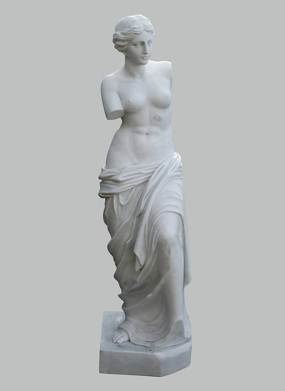 SKULPTUR, marmor, modern tillverkning.