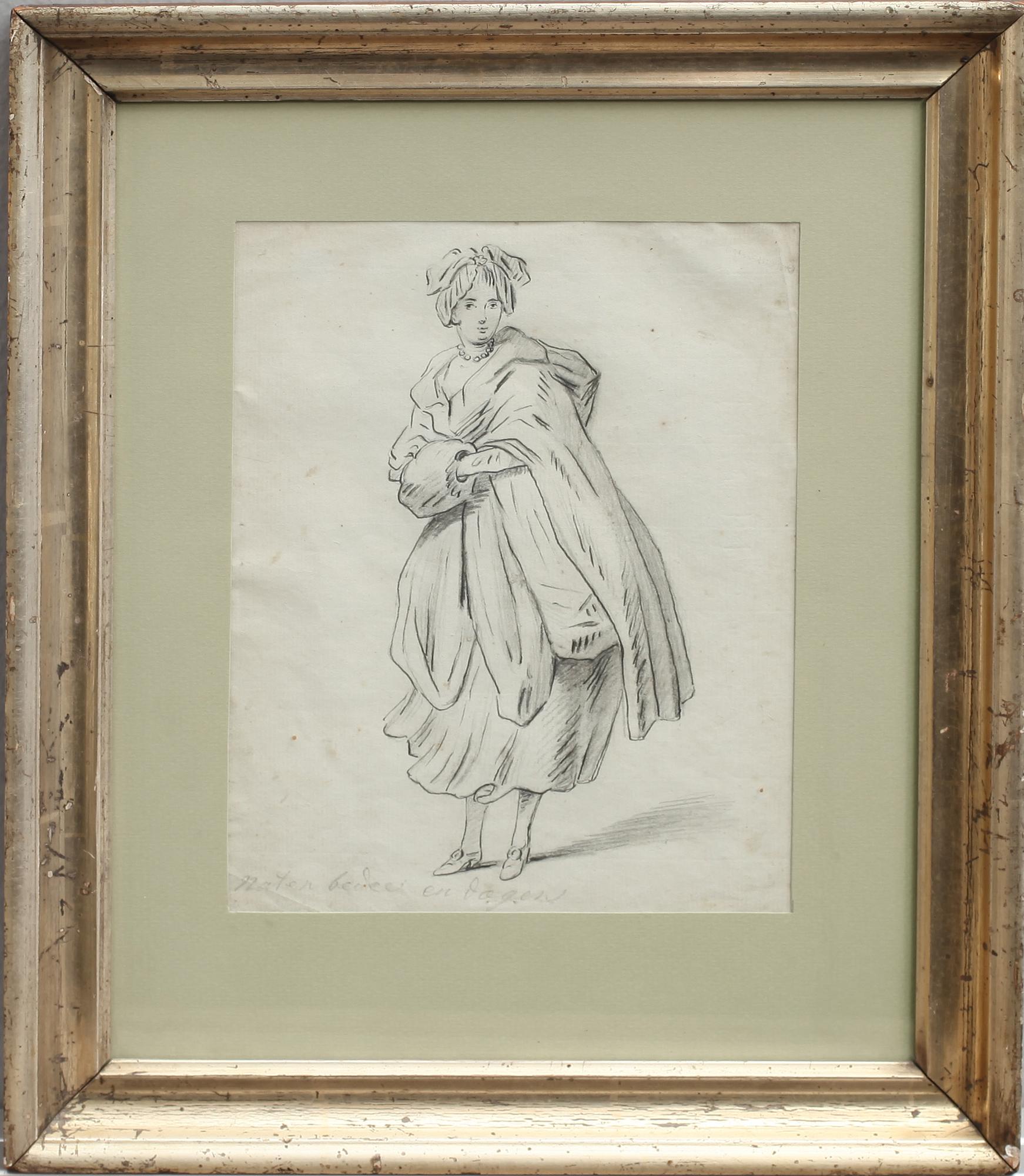 TECKNINGAR, 3 st,  varav två trol. Peter Cramer (1726-1782), Danmark, 1700-tal.