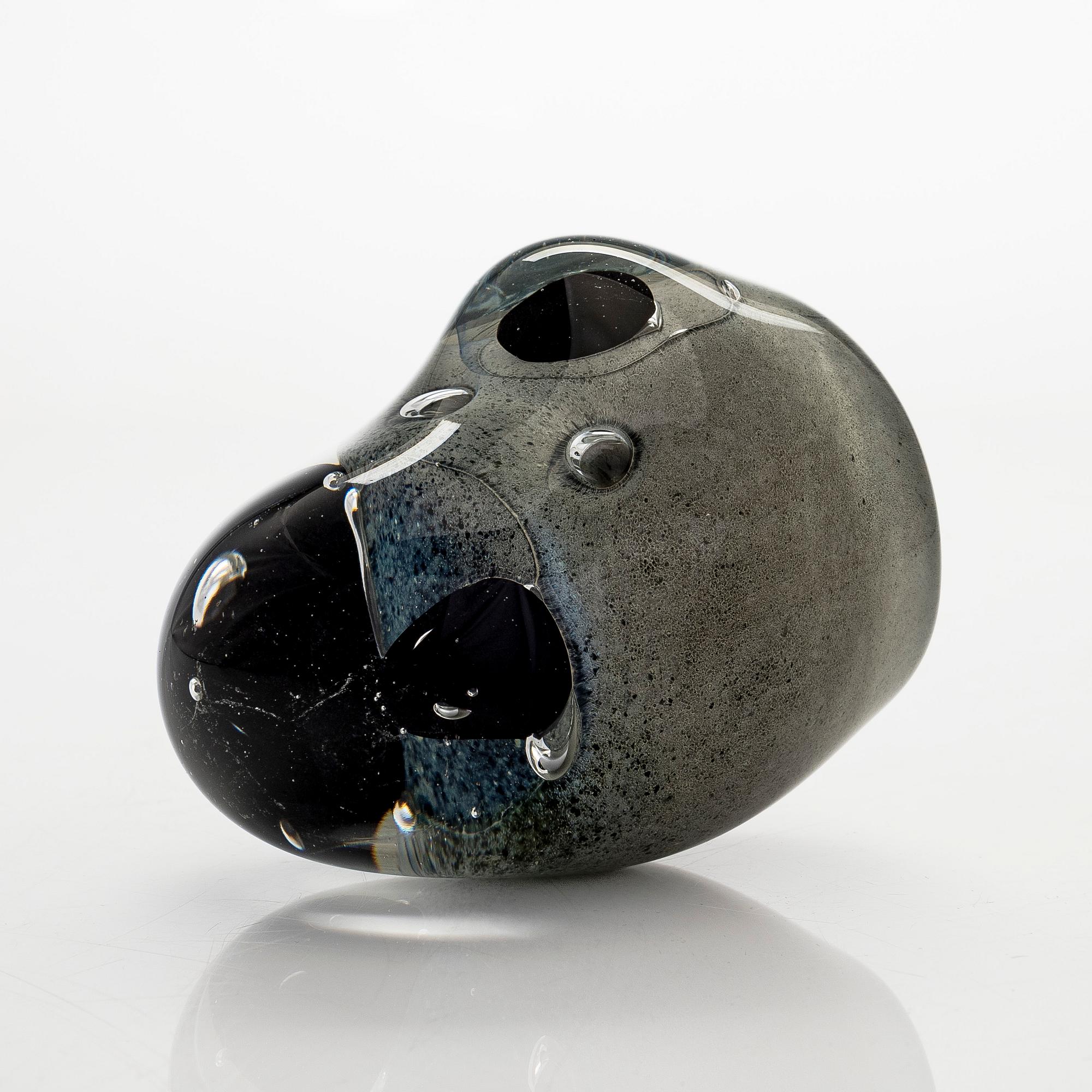 Tiina Nordström, konstglas, signerad Tiina Nordström, Iittala 1991.