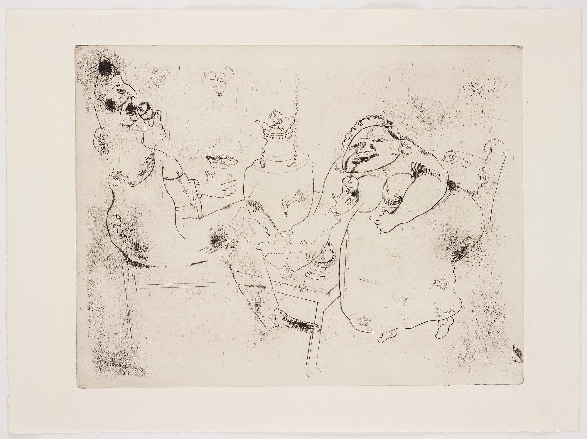 MARC CHAGALL, 71 st etsningar ur upplagan om 285 exemplar på Arches/MBM/J. Perrigot-papper, 1923-1948.
