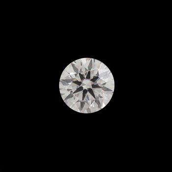 Loose brilliant cut diamond 0,30 ct, with GIA dossier, "Triple X".