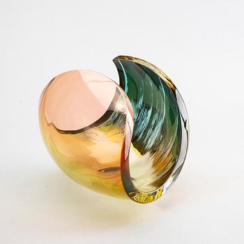 LENA BERGSTRÖM, skål "Planets" Kosta Boda signead och numrerad 78/500.