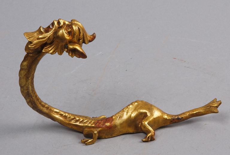 HÄNGARE, ett par, brons, 1800/1900-tal.