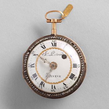 252. J S Patron, pocket watch, ca 1800.