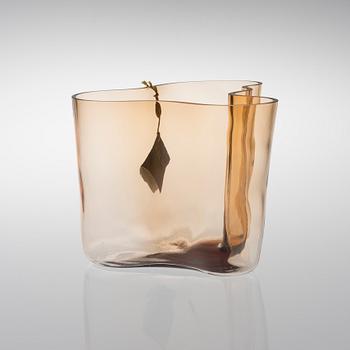 ALVAR AALTO, VAS, glas, "Savoy" 3030, "Jubileumsvas 1996", Iittala, signerad Alvar Aalto 1936-1996.