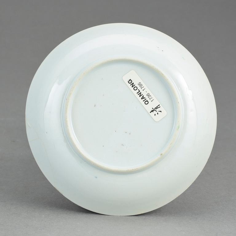 FAT, porslin, Kina, Qianlong, (1736-95).