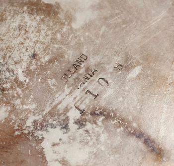 KAFFESEVIS, 3 delar, jugend, Urania, troligen Friedrich Adler, försilvrad metall, 1900-talets början.