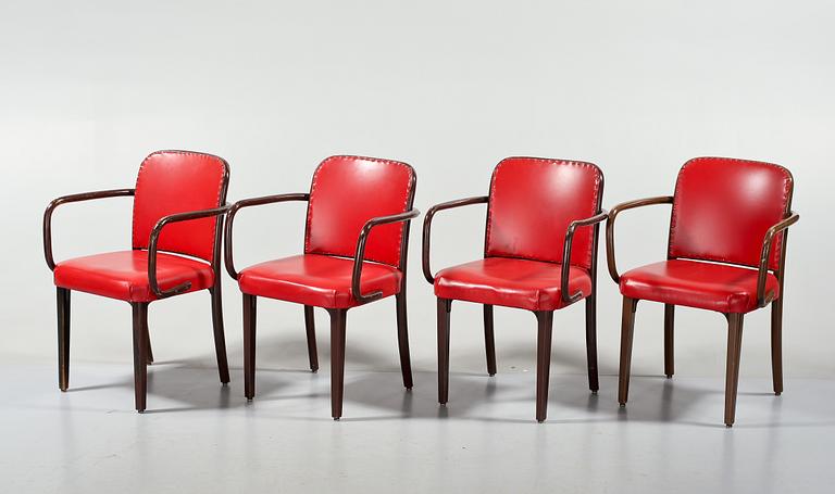 KARMSTOLAR, 4 st, Thonet, 1900-talets första hälft.